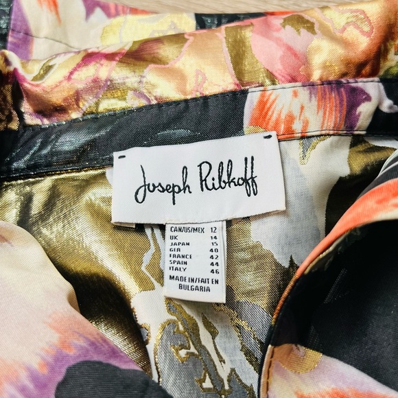 Joseph Ribkoff Multicolor Floral Jacket - Picture 4 of 6
